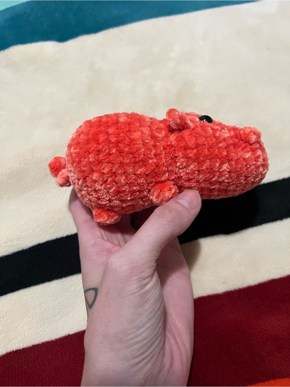 Small Plush Crocheted Hippo 🦛 - Picture 4 of 7